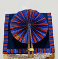 Ensemble "Vent de Teranga" : Sac Cabas et Éventail Artisanal Assortis