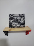 Sac à main "Dakar Signature" : L'Équilibre du Noir et du Graphique