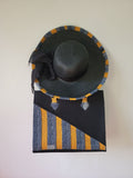 Ensemble "Soleil de Dakar" : Cabas Rayé et Capeline Assortie