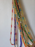 Baya "Séduction Sénégalaise" : Perles de Taille en Cristal Étincelant
