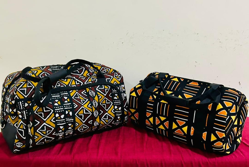 Sac de Voyage "Nomade Dakar" : Grand Format en Wax Traditionnel
